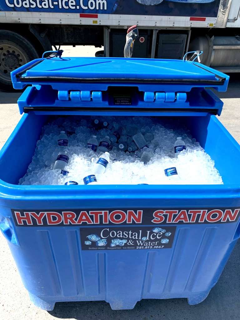 Snyder Industries Labeling Hydration Storage Bins With Mold In Graphics, polymer fusion labeling for plastics.